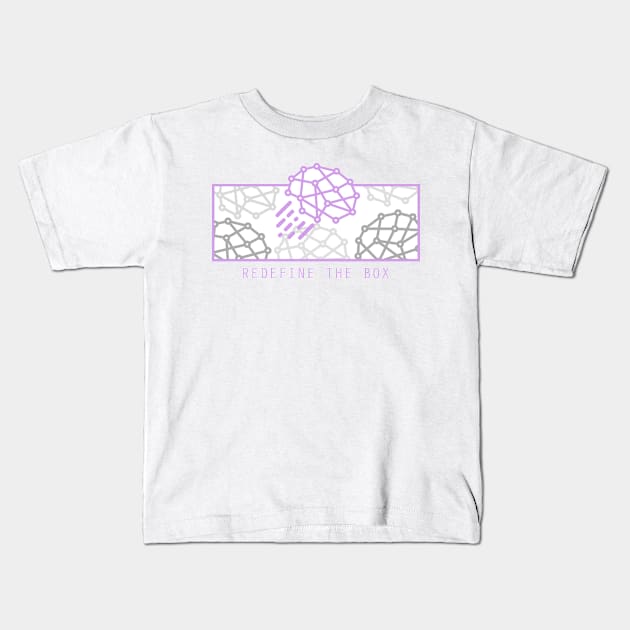Think out of the box brain cartoon Kids T-Shirt by ballooonfish